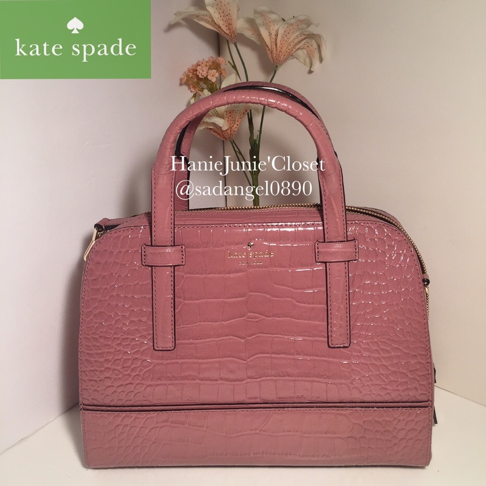 ♨️FINAL SALE♨️KATE SPADE SMALL FELIX RIVERSIDE ST EXOTIC SATCHEL